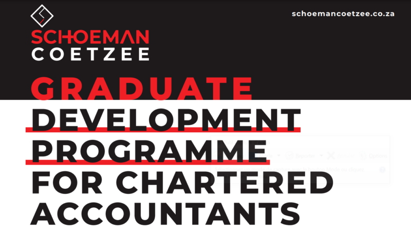 Schoeman Coetzee Comprehensive Bursary For Ambitious Young Individuals Pursuing BCom Hons/CTA Qualification